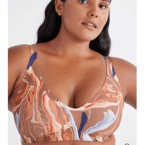 Knix WingWoman Contour Bra Marble Earth, Size 7+